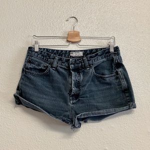 Free People Buttonfly Denim Cutoff Shorts